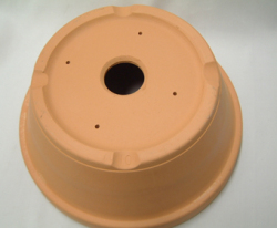 素焼き鉢 浅鉢（平鉢） 10号 1枚